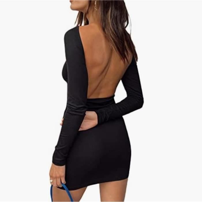 Robe moulante dos ouvert deals