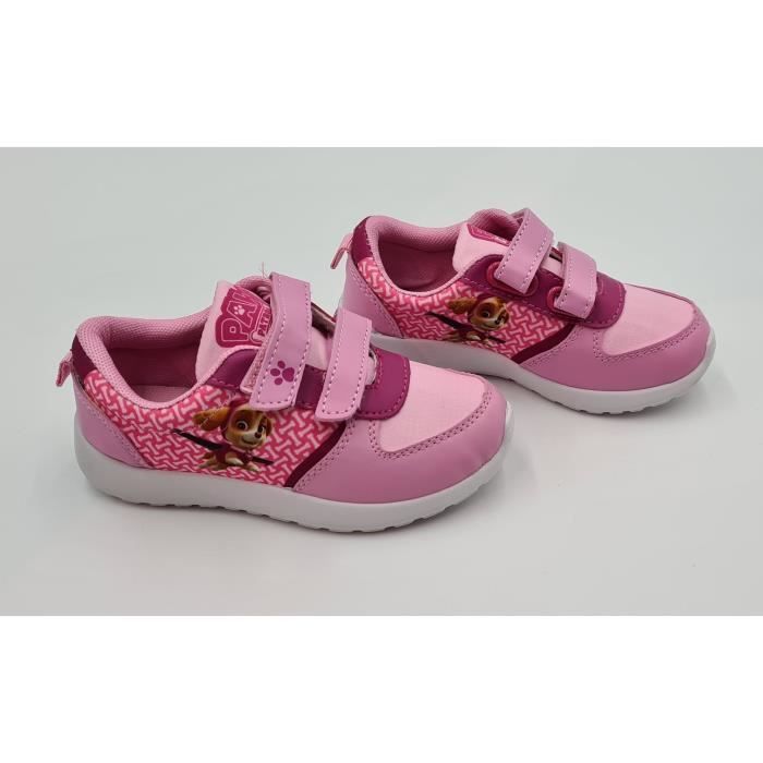 Baskets - PAW PATROL - Pat Patrouille Stella Rose - Scratch - Fille -  Taille 24-31