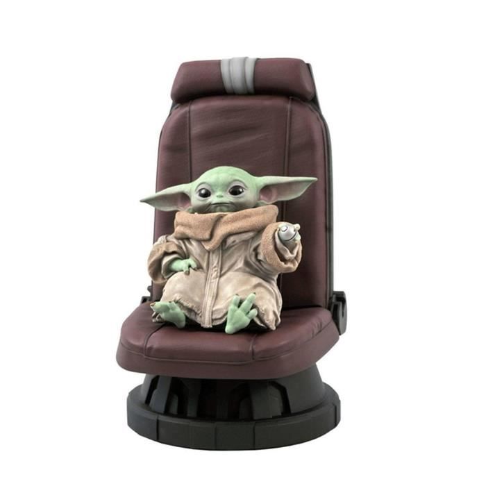 Statue - NO NAME - Mandalorian - The Child dans Chaise - 30 cm - Résine - Décoratif Statue - NO NAME - Mandalorian - The Child dans Chaise - 30 cm - Résine - Décoratif