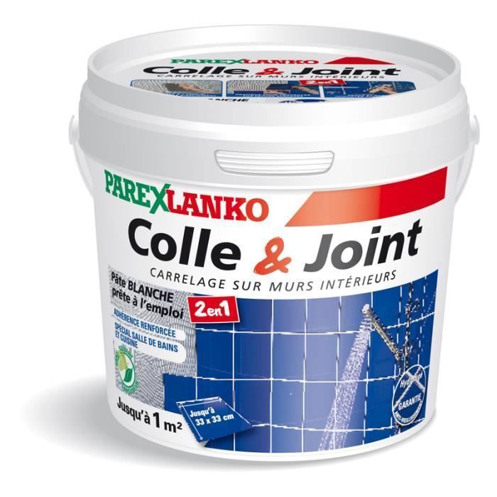 Colle & joint carrelage en pâte blanc - PAREXLANKO - Mr.Bricolage