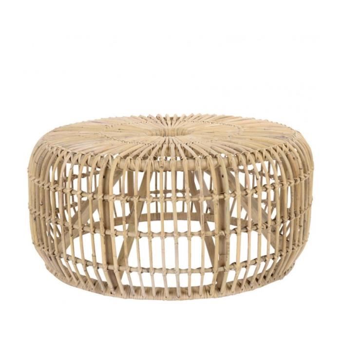 Table Basse Ronde En Rotin Diametre 80cm 0 000000 Bois Achat Vente Table Basse Table Basse Ronde En Rotin Cdiscount