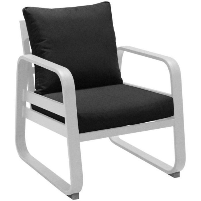 Fauteuil extérieur lounge en aluminium Tonio Fauteuil extérieur lounge en aluminium Tonio