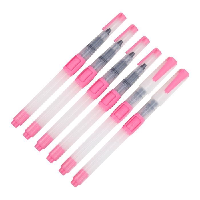 Sennelier set 6 pinceaux ink brush couleurs irisées