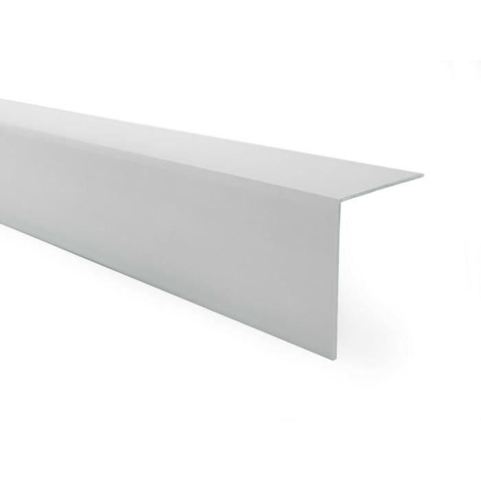 100cm Corniere De Protection D Angle Adhesive En Pvc Rigide Gris 35 X 35 Mm Achat Vente Angle De Protection 100cm Corniere De Protection Cdiscount