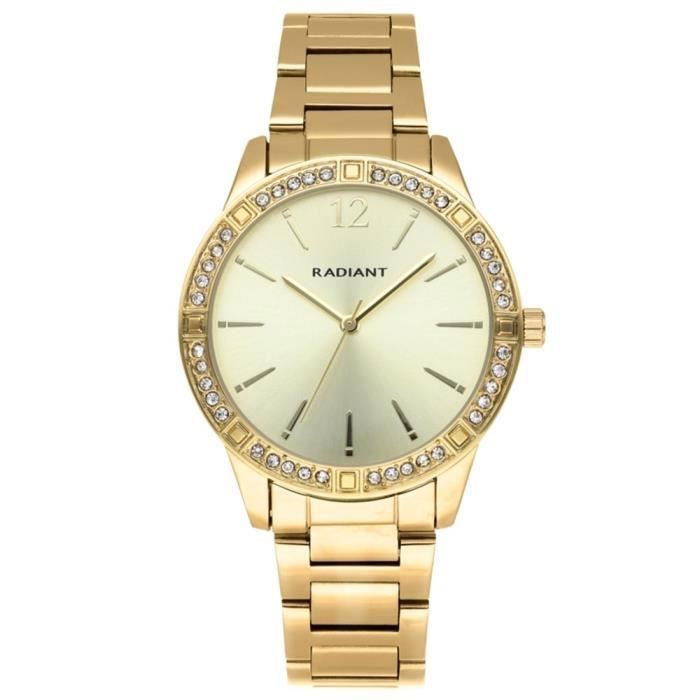 Montre femme RADIANT RA566204 Quartz Doré Étanchéité