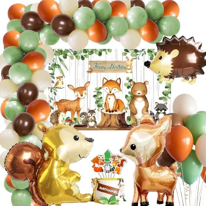 Décoration Ballon Anniversaire,Jungle Décorations Anniversaire Kit