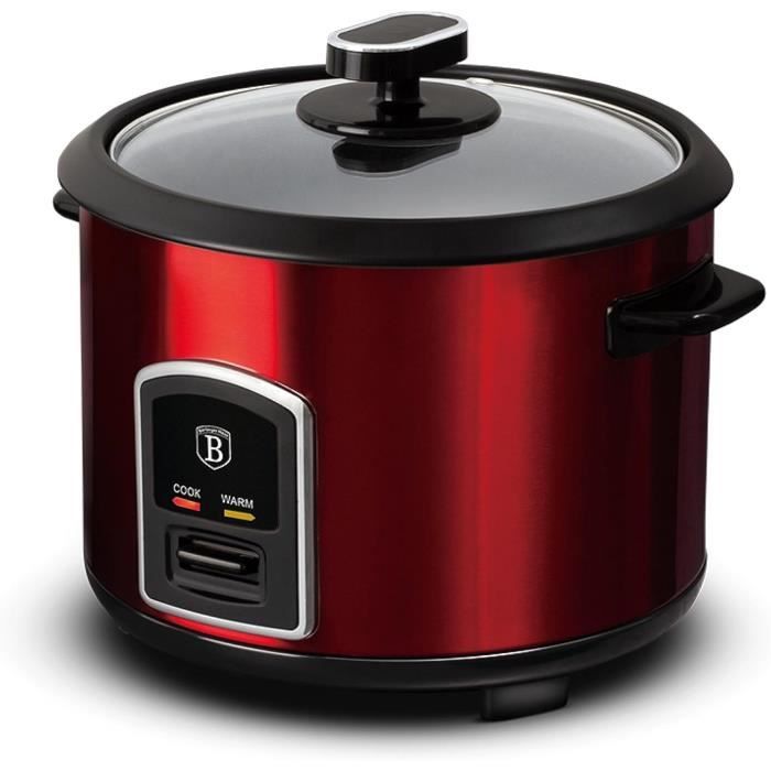 Cuiseur à Riz Électrique 1,8L Multifonction - Pot Antiadhésif - Cuisson Vapeur, Soupes, Ragoûts - Compact Et Portable