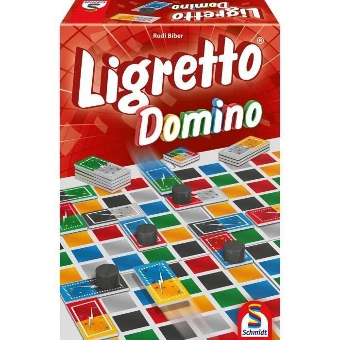 Jeu de Tactique et Jeu Familial Schmidt Spiele Ligretto Domino 2 à 6 joueurs