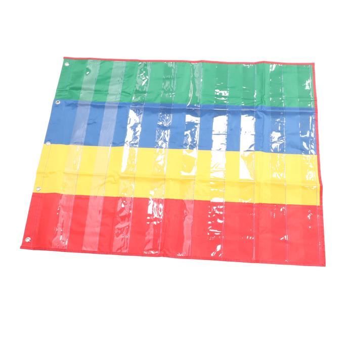 Tableau De Poche Magnétique Keenso - 5 Poches Transparentes Pour Enseignants