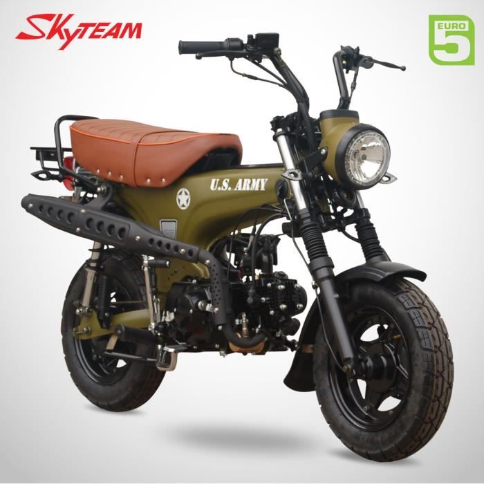 Mini Moto DAX 50 SKYTEAM / US Army / Vert Mat