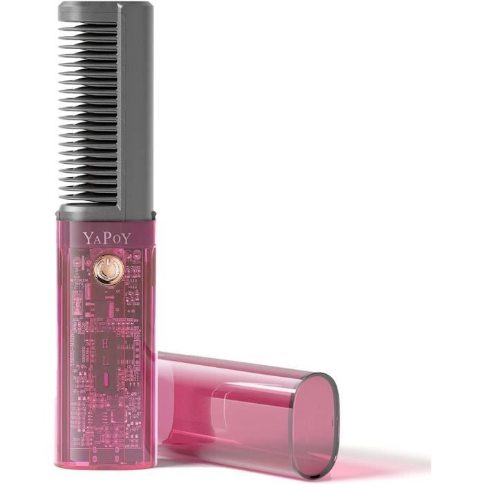 Lisseur De Cheveux Sans Fil Mini - Peigne Lissant 7,5W - 18,8 Cm - Générique Neuf
