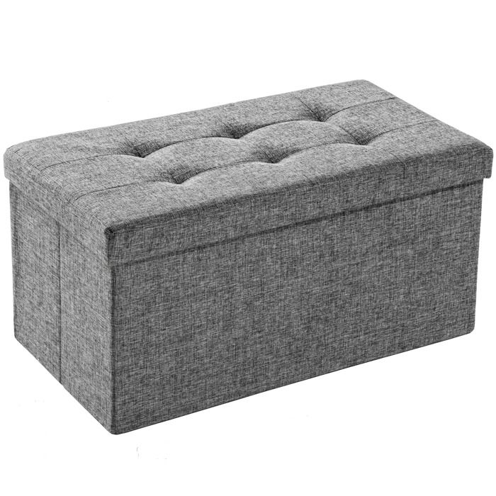 Tectake Tabouret Siege Banc Pouf Coffre De Rangement Pliant Rembourre 76 Cm X 38 Cm X 38 Cm Gris Chine Achat Vente Tabouret Soldes Sur Cdiscount Des Le 20 Janvier Cdiscount