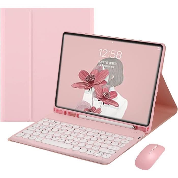 Clavier Bluetooth Pour Ipad Coque 7 8 9Ème Génération, Azerty Français