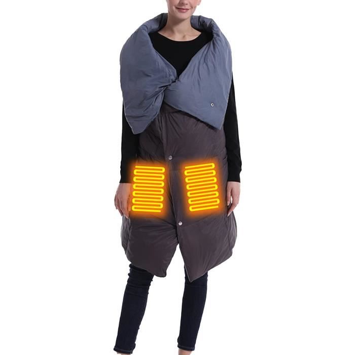Couverture Chauffante électrique ALLJOY - 200 X 180 Cm, 9 Niveaux De Chaleur, éteinte Automatique, Lavable En Machine - Idéale Pour L’hiver - 8
