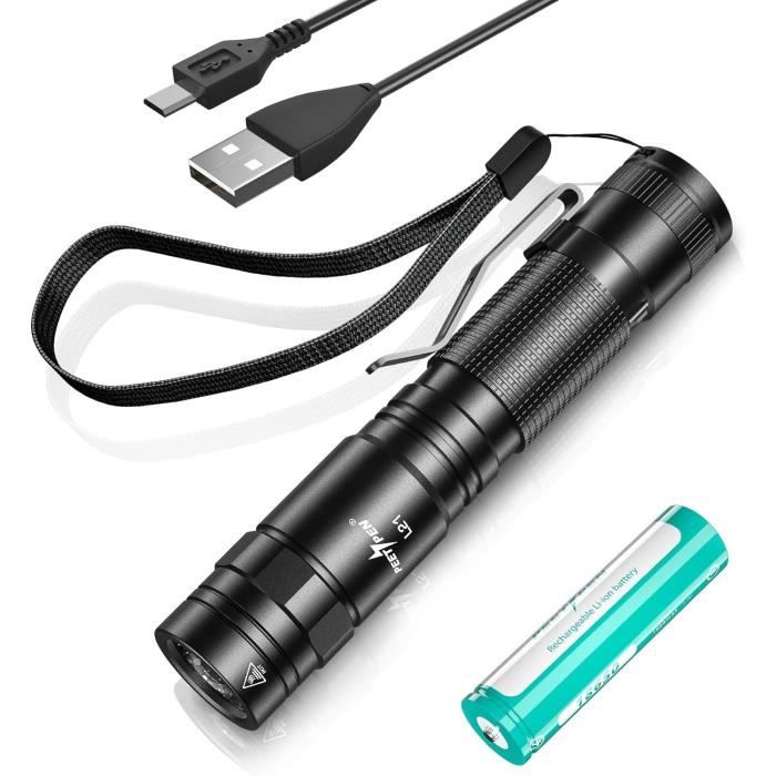 Lampe torche Observer Tools LED Rechargeable, Orange, 1200 lm, IP65
