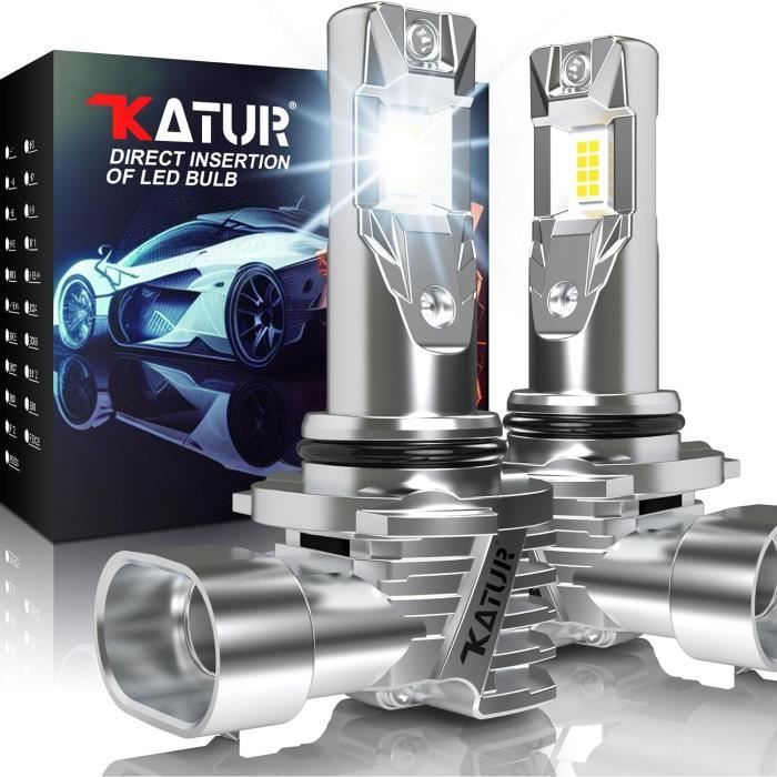 Bombillas Super Brillantes 6000k Kit De Faros LED 9005 9006 (HB3 HB4) - Luz Blanca Súper Brillante 6000K Para Coche I5 9500