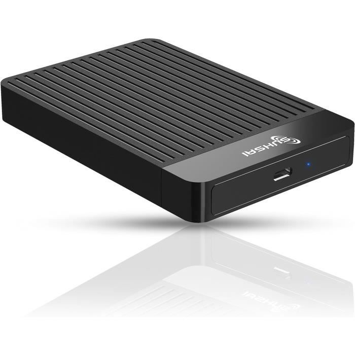 Disque Dur Externe Portable 2To - Plug & Play, Ultra-fin, Compatible PC/Mac/TV