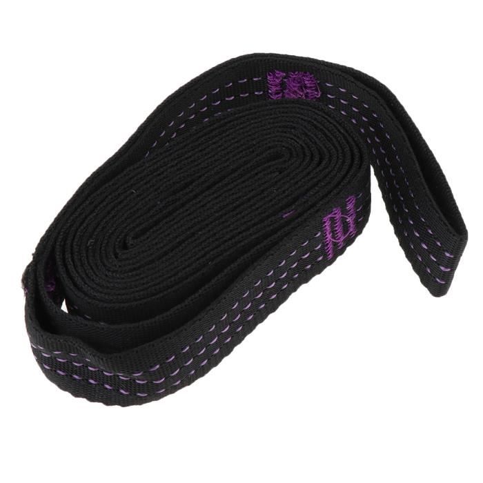 Sangle De Yoga En Coton - 7,5 Pieds - Bleu Royal - Pour étirement Et Fitness