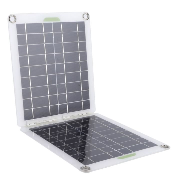 Kit Chauffage Solaire Pour Voiture Et Extérieur – Panneau 30W, Câble Chauffant 1m, Boîtier à Piles (piles Non Incluses)