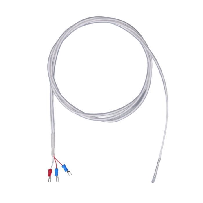 Thermocouple Type K Avec Fiche | Sonde Inox -50°C à 1100°C | Câble 1m | Pour Four, Moteur, Labo