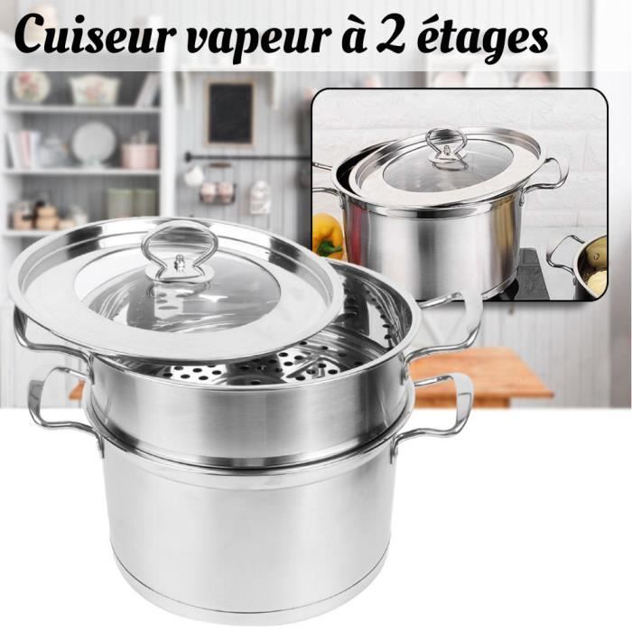 WANDGU Casserole à Lait Induction 1,5 L Double Paroi Acier Inoxydable – Bec Verseur, Couvercle Verre, Poignée Antidérapante, Tous Feux Dont Induction