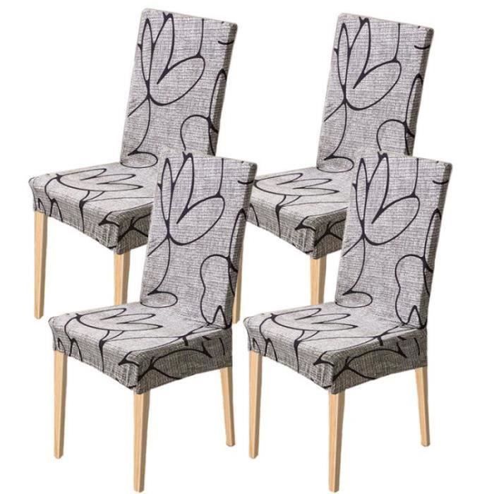 Housses De Chaise Extensibles 30 Pièces Blanc | Polyester-élasthanne, Pour Mariage, Banquet, Salle à Manger - 2