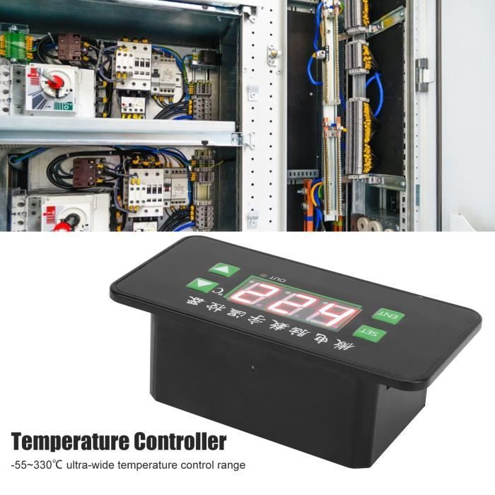 Régulateur Température Numérique STC-9200 - 220V, 10A - Double Capteur - Pour Congélateur, Armoire Froide - Écran LED