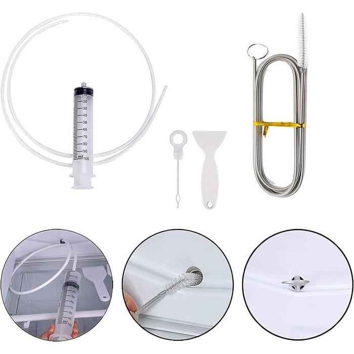 5 Pièces Outil De Nettoyage Réfrigérateur,Dissolvant De Trou De Vidange Trou De Vidange De