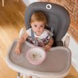 LIONELO Linn Plus - Chaise haute évolutive bébé - Pliable - Compacte - Réglable hauteur - De 6 mois à 3 ans (15kg) - Beige-1