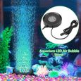 Aquarium LED Stone, LED Air Bubble Stone Décor Couleur Changeante Pierre Lampe pour Fish Tank Aquarium-1