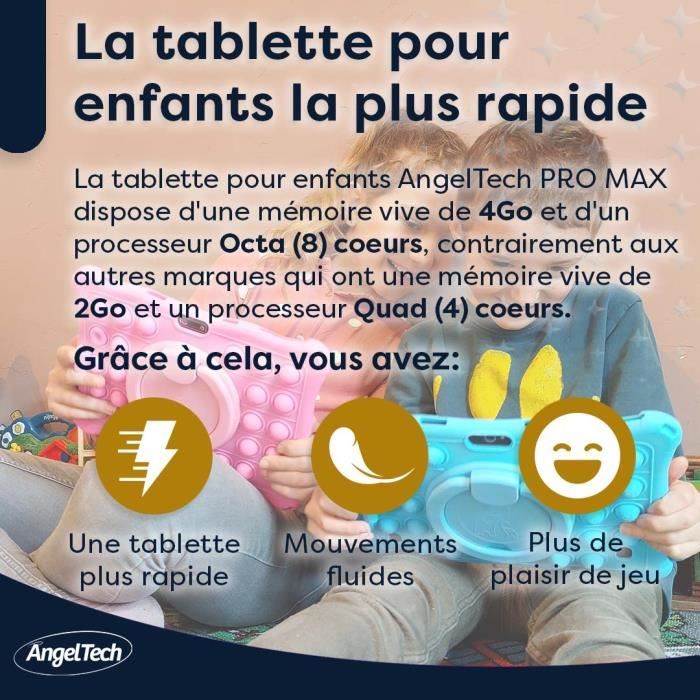 Tablette Pour Enfants, Tablette 100-240V Pour Enfant 8 Cœurs CPU Pour Bébé  Rouge US Plug 