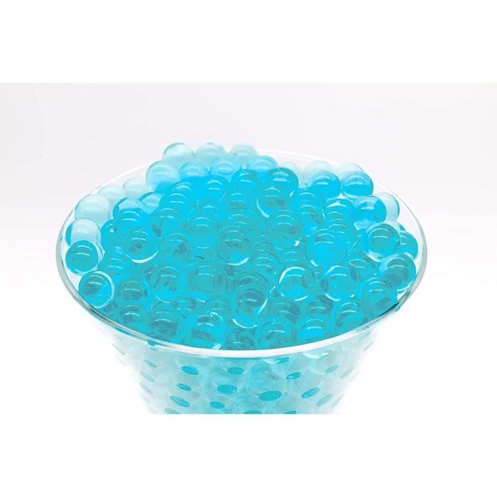 50000 boules de gel, boules d'eau transparentes (7-8 mm), boules remplies  d'eau, remplissage de vases pour plantes - Cdiscount Maison