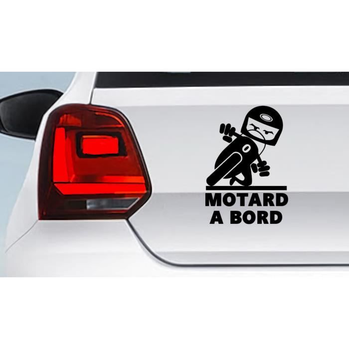Sticker Motard à Bord Sportive G