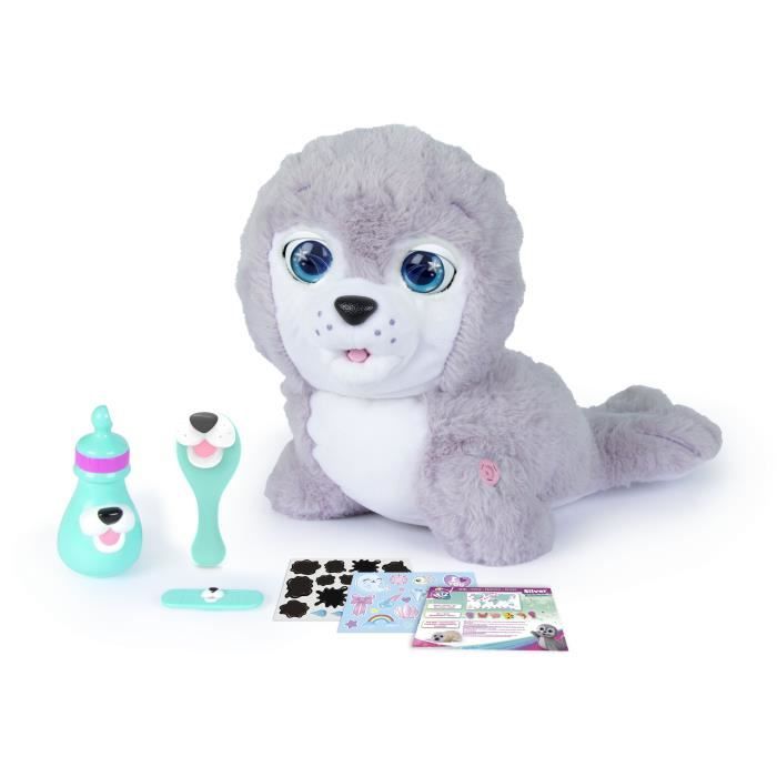 Peluche intéractif Silver, mon bébé phoque Cdiscount Jeux Jouets