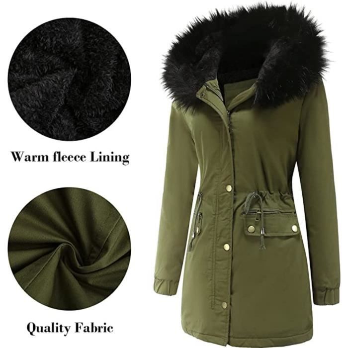 Manteau Long Duvet Fille - Veste D'Hiver Chaude Matelassée Isolante, Polyester Léger Pour Froid Extrême 2-12 Ans