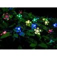 Lampe de jardin solaire LED - 50 LED en forme de fleur - étanche - 4 couleurs disponibles-2