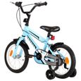 Vélo pour enfants - JILL - 14 pouces - Bleu - Contemporain-2