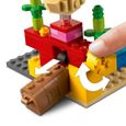 LEGO® Minecraft 21164 Le Récif Corallien, Jouet avec Figurines d'Alex, un Zombie et une Épée-2