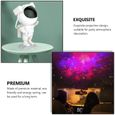 1pc astronaute Modélisation de la projection Lumière USB Lampe Light Projection pour fête en plein air veilleuse securite bebe-2