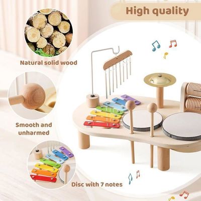 Tambour Bébé Jouet Enfant - ZGEER - Jeu Percussions Musicales - Cadeau Tambour Bébé Jouet Enfant - ZGEER - Jeu Percussions Musicales - Cadeau