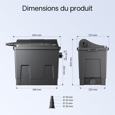 Éponges Filtrantes Rechange CBF-350B Pour Filtre Bassin Sunsun - Lot Compatible