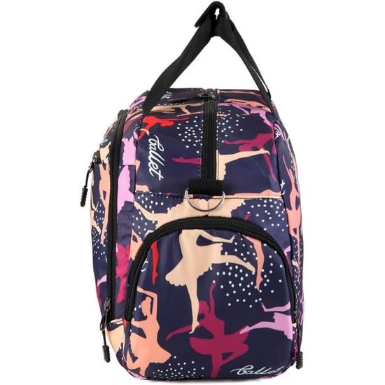 Sac De Sport Fille Ballet - Polyester Hydrofuge, Bandoulière Réglable - Pour Danse, Gym, Week-end