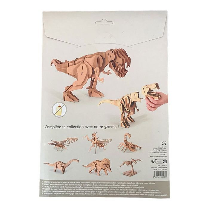 Tyrannosaure Rex Pour Enfants Dinosaure Dévorant Éjection De Voiture Déformation Coulissante