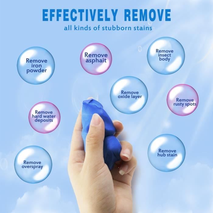 Gifort Barre D'argile De Voiture, 3 Pack 100g Argile Automatique Bar Détaillant Détaillant