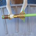 Star Wars Lightsaber Forge, Sabre laser de Yoda à lame verte extensible, jouet de déguisement personnalisable, dès 4 ans-3