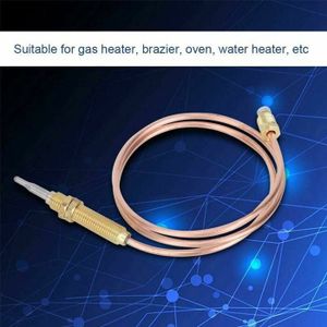 Thermocouple Universel 120 Cm - Kit Complet Avec Embouts Adaptables Et Réglage Par Écrous Pour Plaques, Fours Et Cuisinières