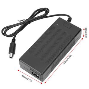 Chargeur Voiture Electrique Chargeur 42V 2A Pour Batterie De Vélo électrique 36V Li-Ion - Connecteur DC 3 Broches Chargeur Trottinette Urbanglide