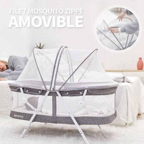 Baninni Berceau Pour Bebe Piccola Gris Lit Pour Bebe Lit Pour Enfant Couchette Lits Cages Lits Bebe