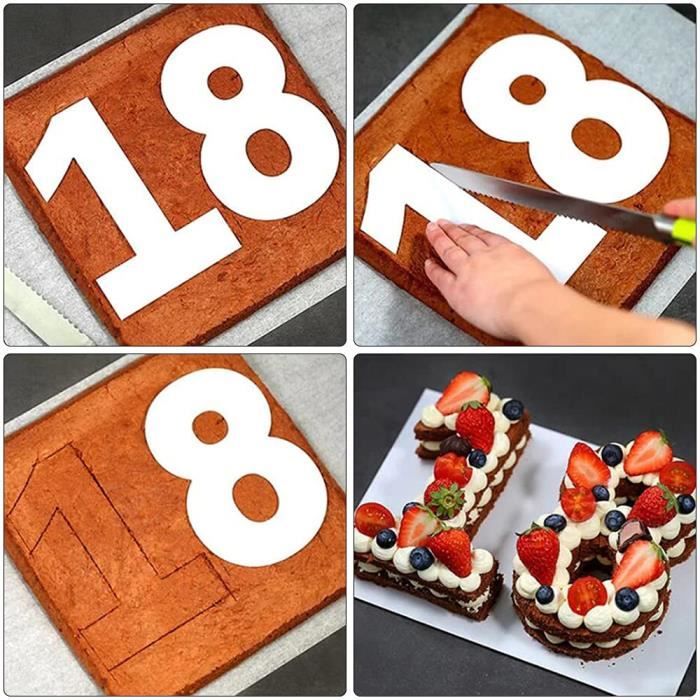 Moule Number Cake 0-8, 9 Pièces Moule à Gâteau Number Cake 12 pouces - 30.4  cm, Moule Gateau Nombre pour Anniversaires, Mariag[728] - Cdiscount Maison