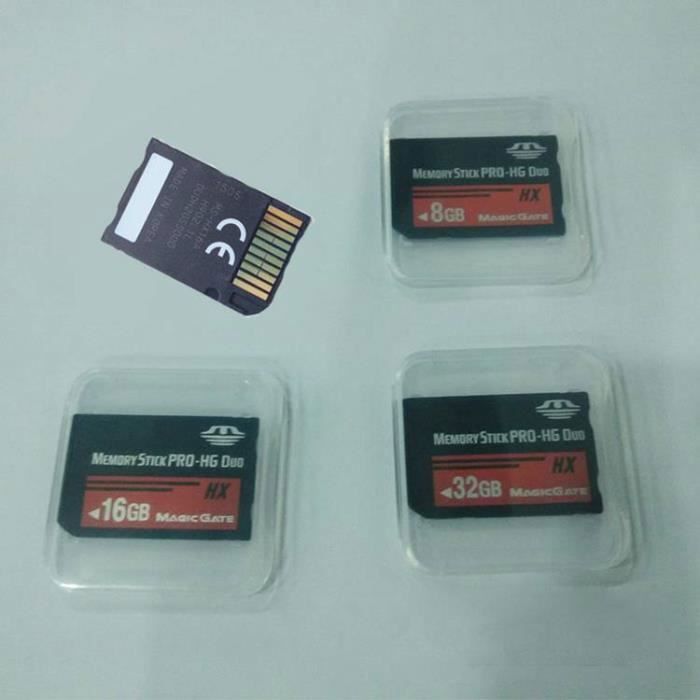 Carte mémoire MS Pro Duo compatible avec Sony PSP et Cybershot Camera